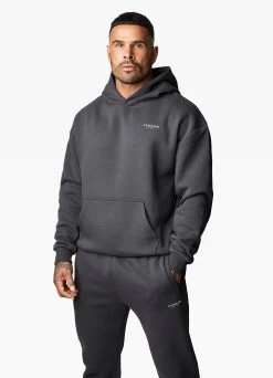 Gym King Established Hood - Dark Pewter -Fit Wear Shop ESTHOOD JOGGER DARKPEWTERHDE A2BPTTSB A2BPW 52