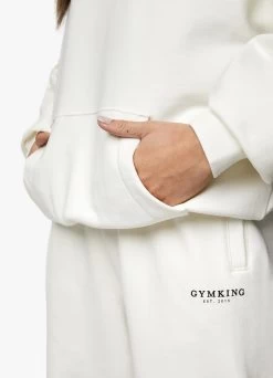 Gym King Established Relaxed Fit Hood - Cream -Fit Wear Shop ESTRELAXEDFITHOOD JOGGERS CREAMWHD A2AJWWTB A2AK4 60