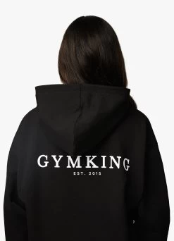 Gym King Established Relaxed Fit Hood - Black/White -Fit Wear Shop ESTRELAXEDHOOD LEGGING BLACKWHD A2B62WLG A2AZF 167