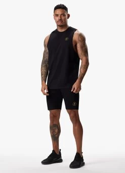 Gym King Fight Division Vest - Black/Gold -Fit Wear Shop FIGHTDIVISIONSTERNVEST BLACKGOLDVST B287U 190