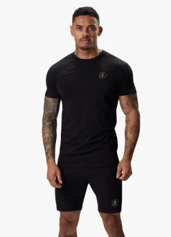 Gym King Fight Division Tee - Black/Gold -Fit Wear Shop FIGHTDIVISIONTEE SHORT BLACKGOLDSST A27ZJSHR B287W 177