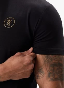 Gym King Fight Division Tee - Black/Gold -Fit Wear Shop FIGHTDIVISIONTEE SHORT BLACKGOLDSST A27ZJSHR B287W 182