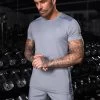 Gym King Flex Tee - Titanium Grey/Royal Blue 2 Gym King Flex Tee - Titanium Grey/Royal Blue -Fit Wear Shop FLEX TEE 3