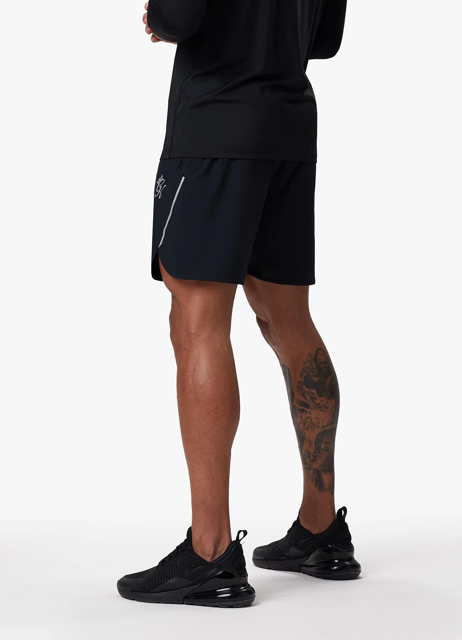 Gym King Flex 6" Short - Black/Silver 8 Gym King Flex 6" Short - Black/Silver - Image 6