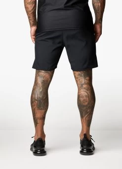 Gym King Flex Short - Black/Gold 17 Gym King Flex Short - Black/Gold -Fit Wear Shop FLEXTEE SHORT BLACKGOLDSST A2BHQSHR A2BHS 101