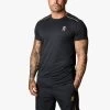 Gym King Flex Tee - Black/Gold -Fit Wear Shop FLEXTEE SHORT BLACKGOLDSST A2BHQSHR A2BHS 103