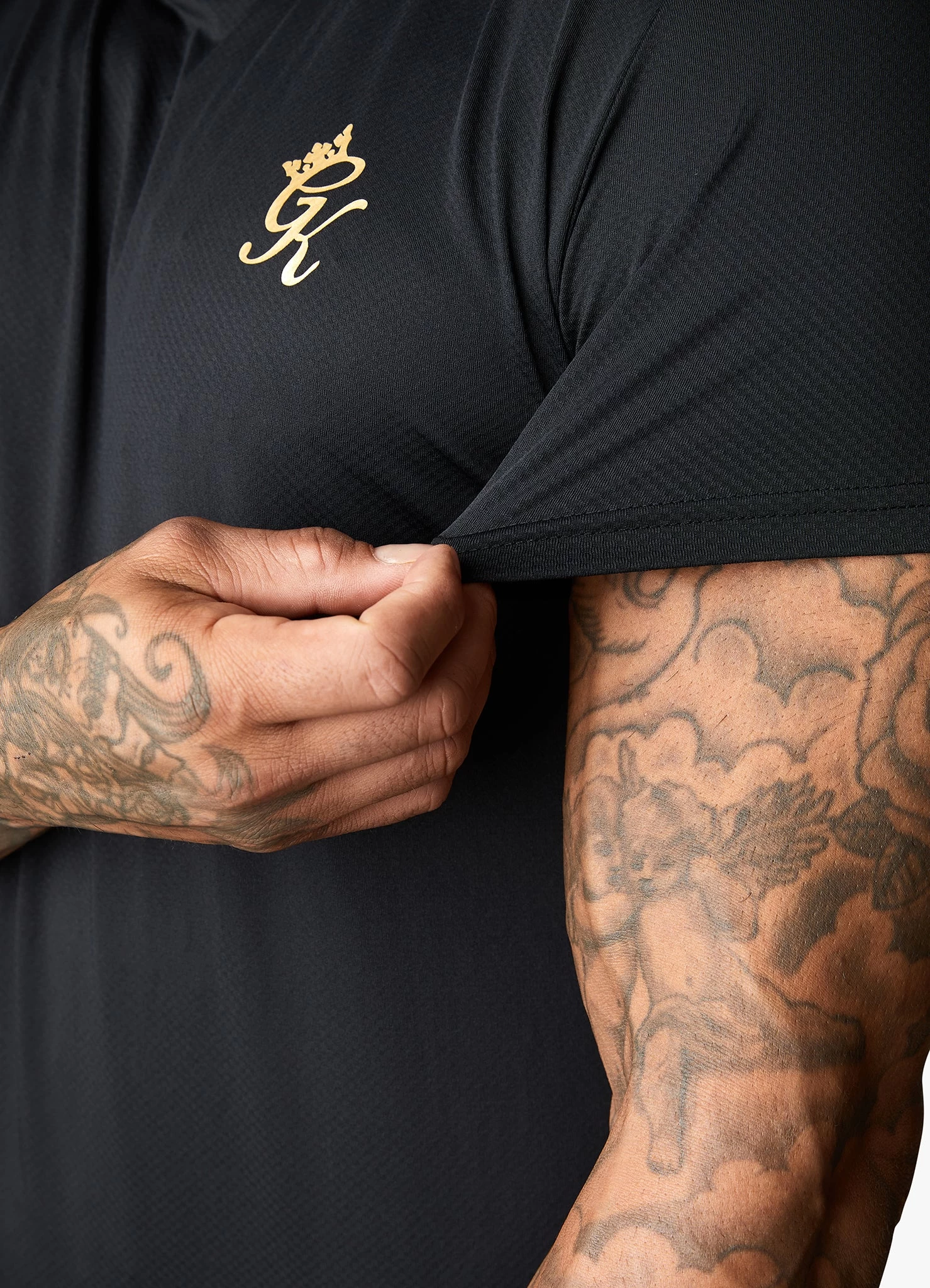 Gym King Flex Tee - Black/Gold 15 Gym King Flex Tee - Black/Gold - Image 13
