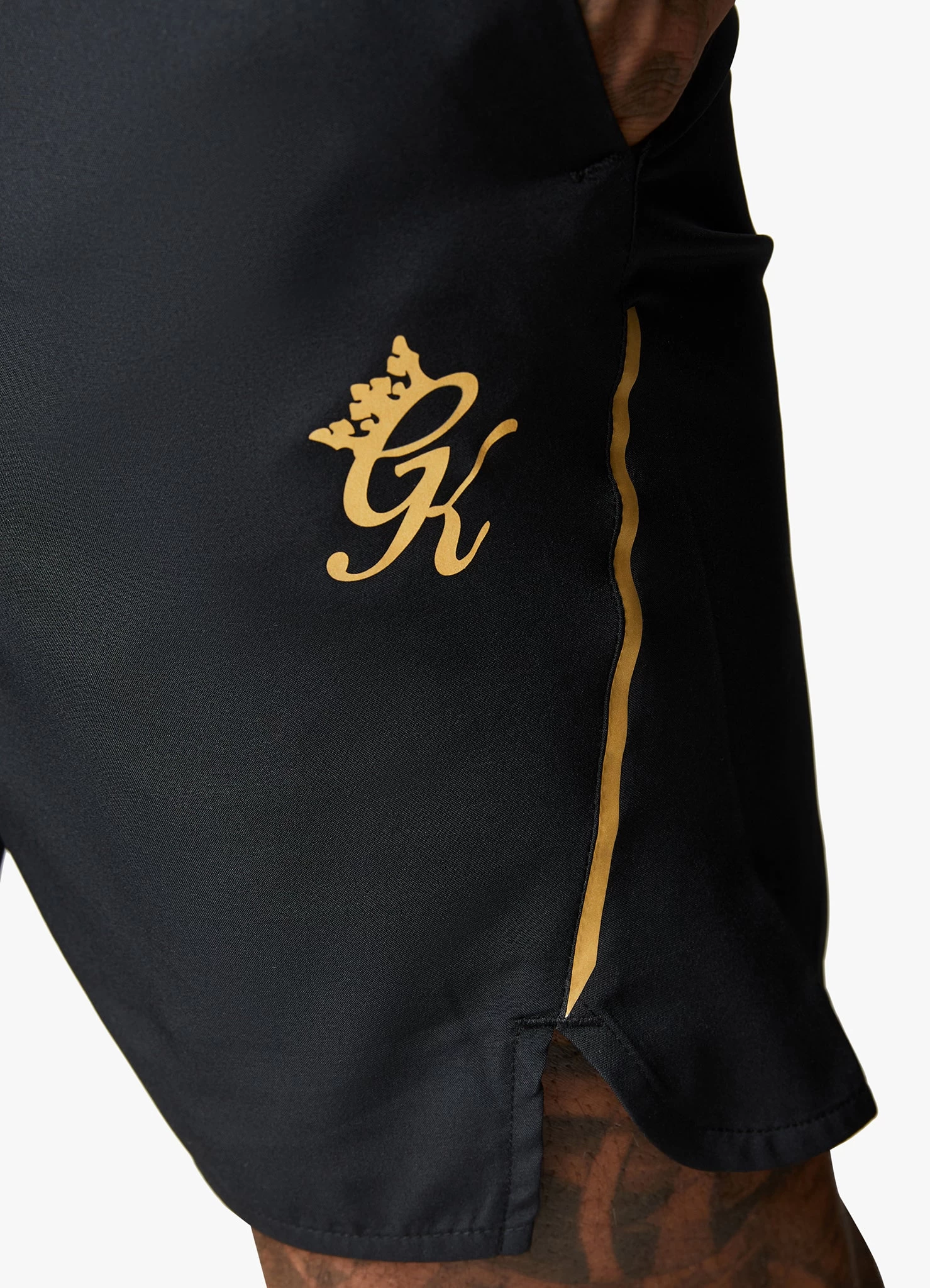 Gym King Flex Short - Black/Gold 8 Gym King Flex Short - Black/Gold - Image 6