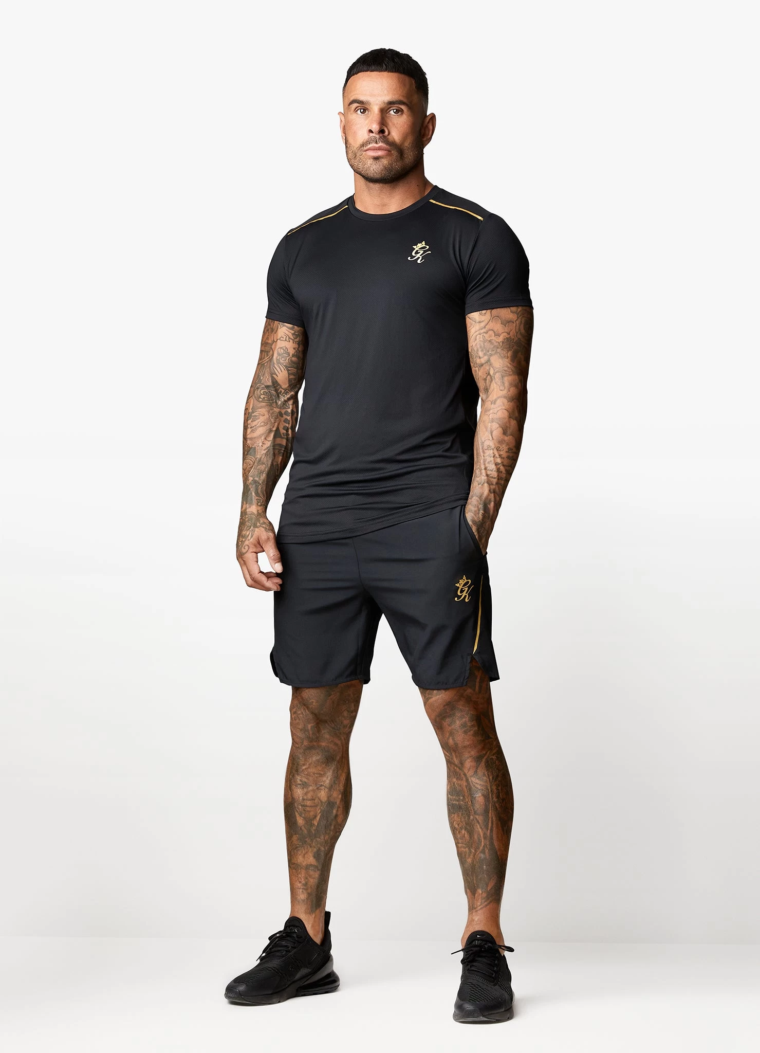 Gym King Flex Short - Black/Gold 5 Gym King Flex Short - Black/Gold - Image 3