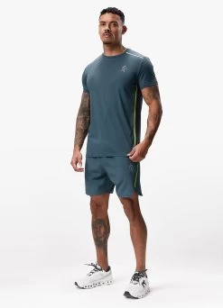 Gym King Flex Tee - Twilight Blue/Lime 15 Gym King Flex Tee - Twilight Blue/Lime -Fit Wear Shop FLEXTEE SHORT TWILIGHTBLUELIMESST A2C2IVST A2C2S 47