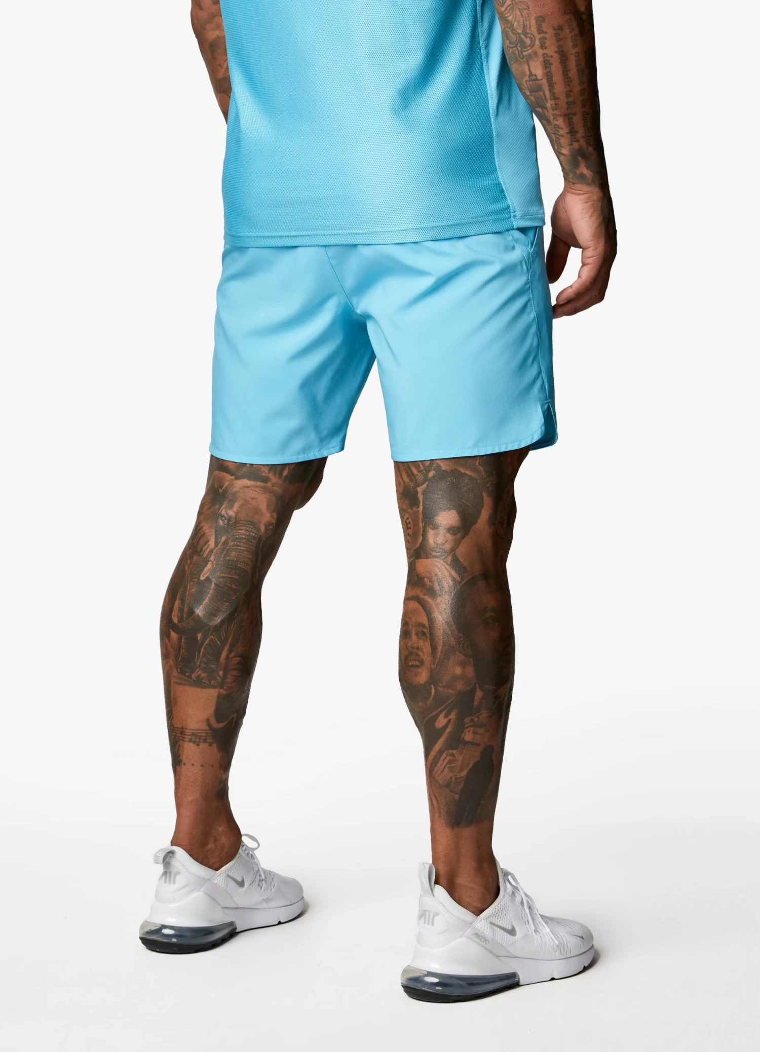 Gym King Contrast Flex 6" Short - Aqua/Blue 9 Gym King Contrast Flex 6" Short - Aqua/Blue - Image 7