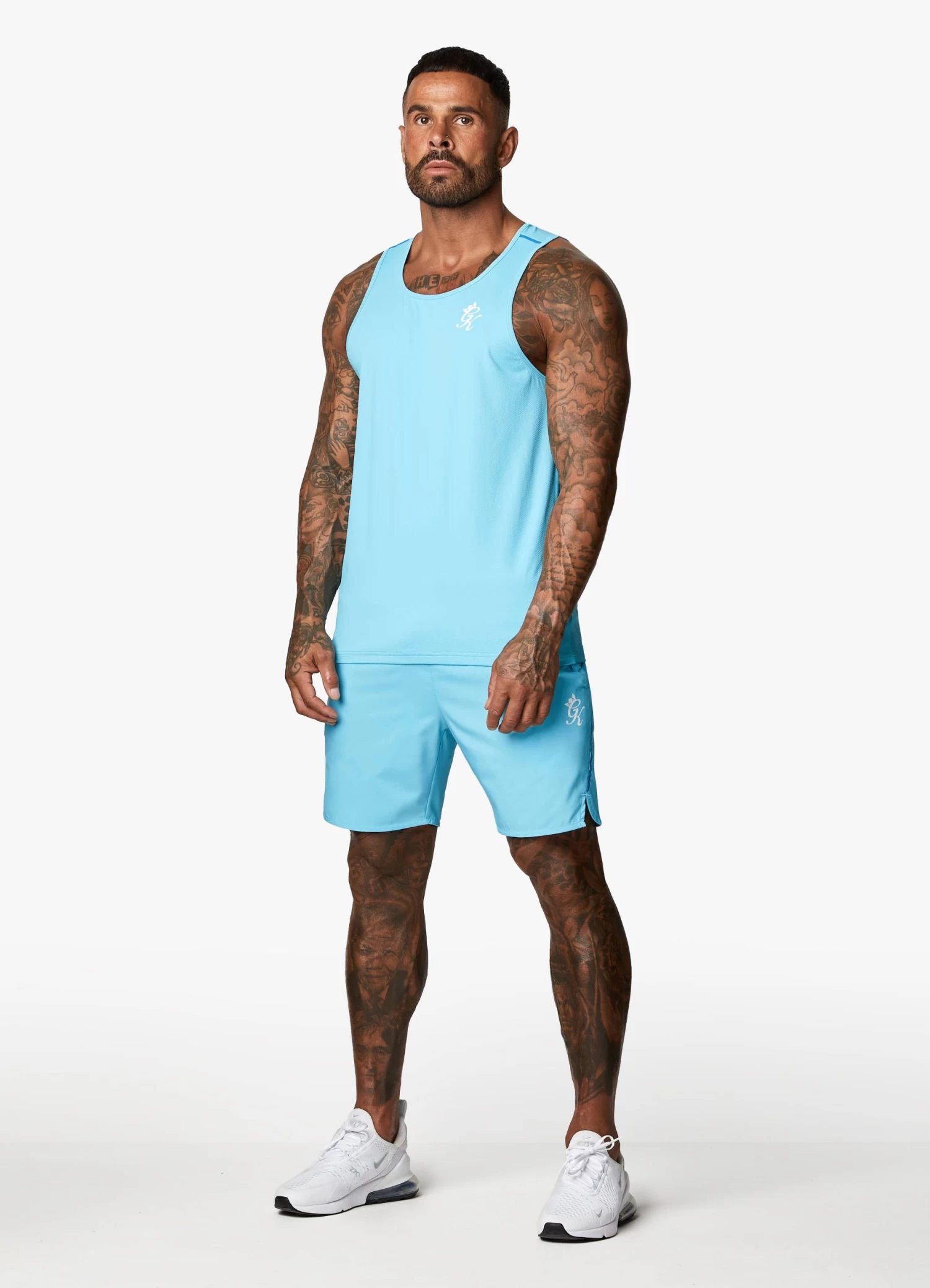 Gym King Contrast Flex 6" Short - Aqua/Blue 7 Gym King Contrast Flex 6" Short - Aqua/Blue - Image 5