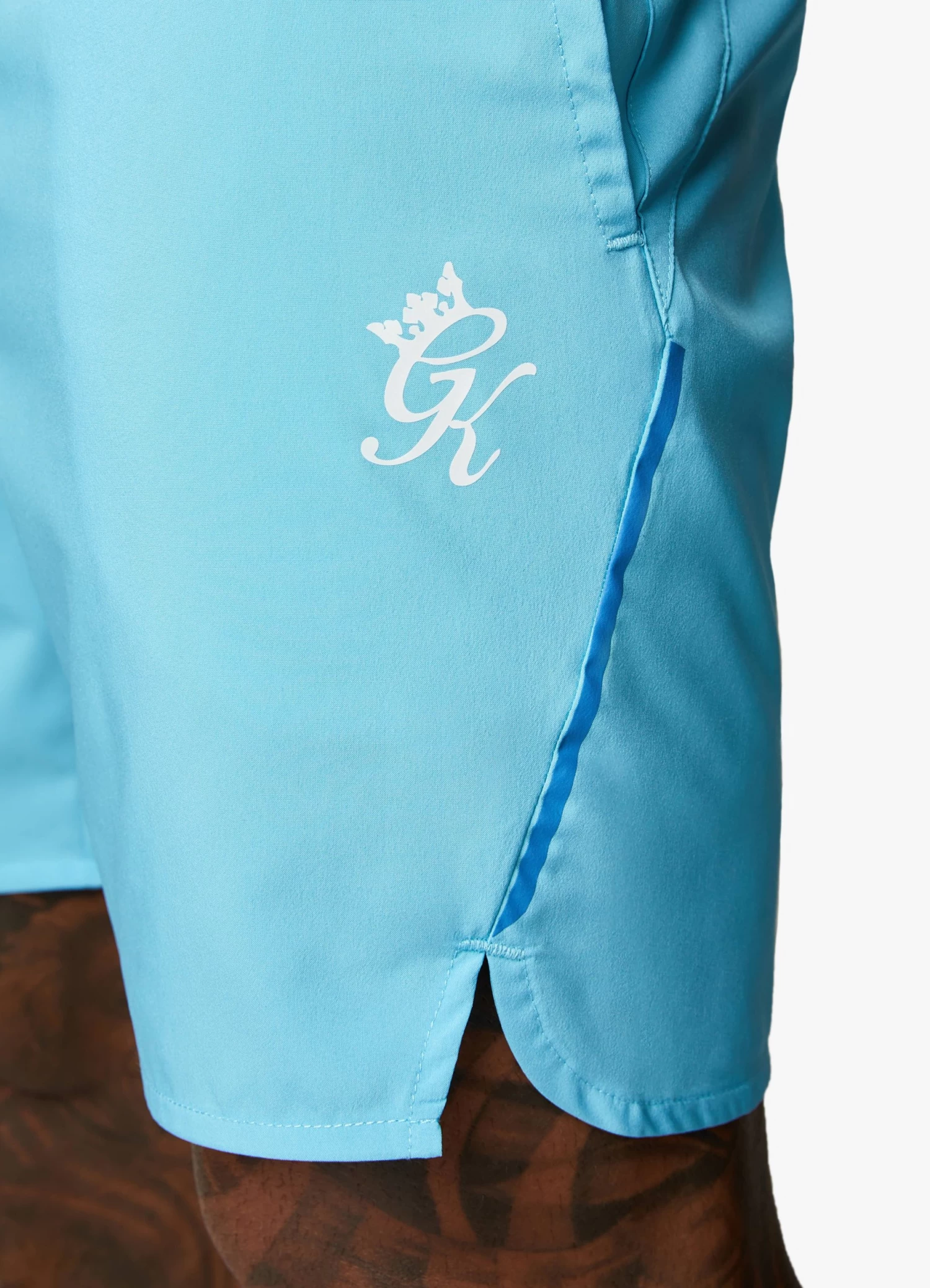 Gym King Contrast Flex 6" Short - Aqua/Blue 8 Gym King Contrast Flex 6" Short - Aqua/Blue - Image 6