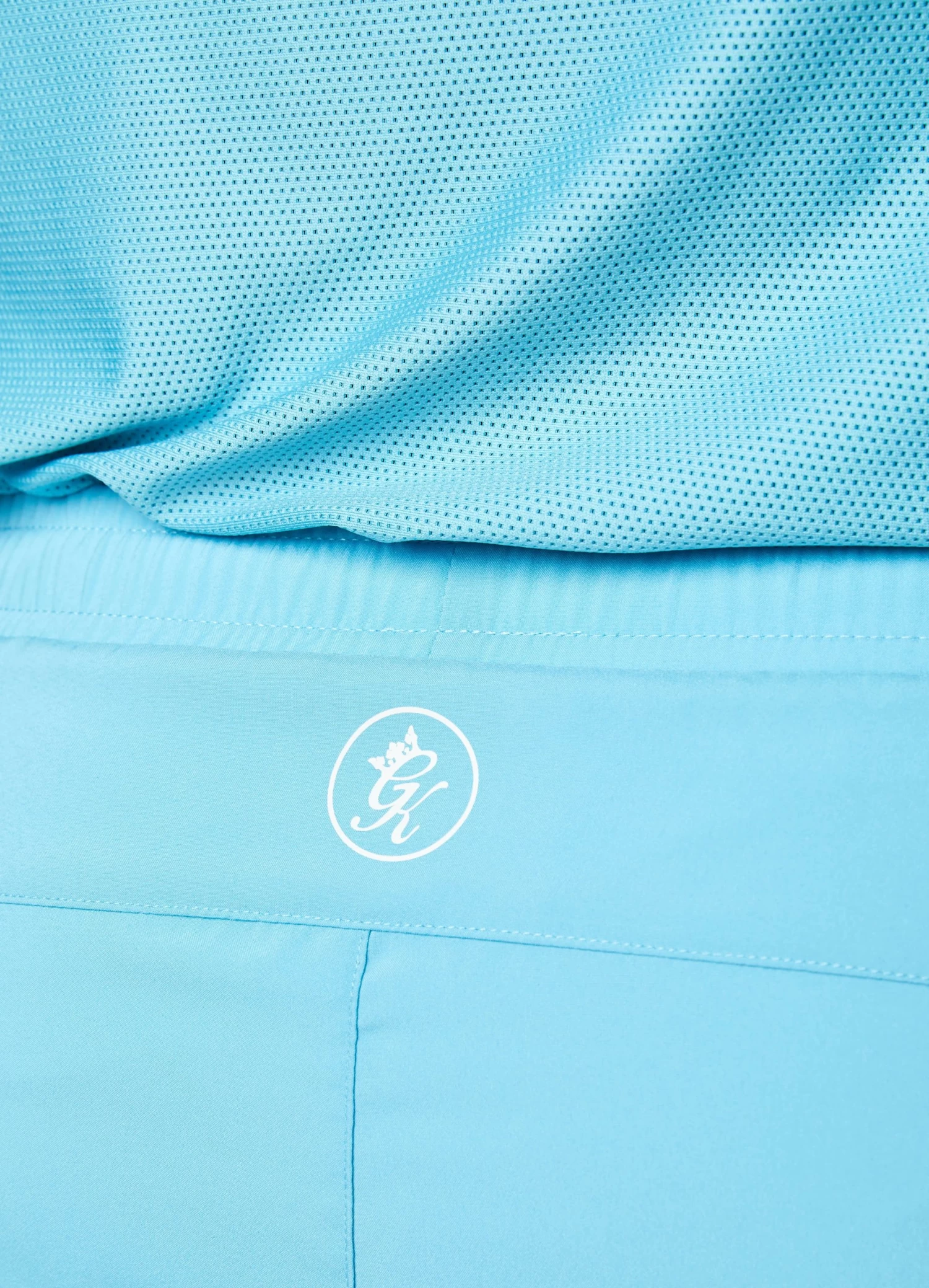 Gym King Contrast Flex 6" Short - Aqua/Blue 10 Gym King Contrast Flex 6" Short - Aqua/Blue - Image 8