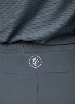 Gym King Contrast Flex 6" Short - Dark Grey/Blue -Fit Wear Shop FLEXVEST DGREYBLUEVST B2BCQ 323