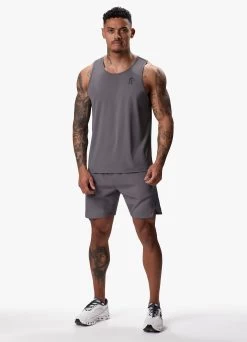 Gym King Flex Vest - Fossil Grey/Black -Fit Wear Shop FLEXVEST SHORT FOSSILGREYBLACKVST B2CQ5SHR B2CQ3291