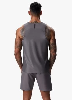 Gym King Flex Vest - Fossil Grey/Black -Fit Wear Shop FLEXVEST SHORT FOSSILGREYBLACKVST B2CQ5SHR B2CQ3293