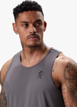 Gym King Flex Vest - Fossil Grey/Black -Fit Wear Shop FLEXVEST SHORT FOSSILGREYBLACKVST B2CQ5SHR B2CQ3294