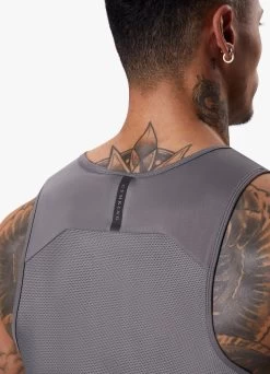 Gym King Flex Vest - Fossil Grey/Black -Fit Wear Shop FLEXVEST SHORT FOSSILGREYBLACKVST B2CQ5SHR B2CQ3295