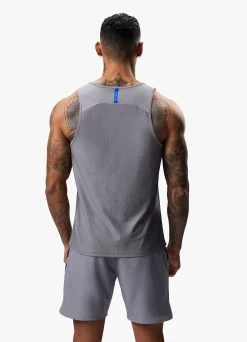 Gym King Flex Vest - Titanium Grey/Royal Blue -Fit Wear Shop FLEXVEST SHORT TITANIUMGREYROYALBLUEVST A2C2OSHR A2C2U 77