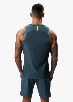 Gym King Flex Vest - Twilight Blue/Lime -Fit Wear Shop FLEXVEST SHORT TWILIGHTBLUELIMEVST A2C2SSHR A2C2Y 56