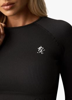 Gym King Formation Rib LS Crop - Dark Pewter 14 Gym King Formation Rib LS Crop - Dark Pewter -Fit Wear Shop FORMATIONLSTOP LEGGING DARKPEWTERWLT A2BXLWLG A2BXH284