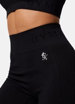 Gym King Formation Rib 3" Short - Black -Fit Wear Shop FORMATIONRIB14ZIP SHORT BLACKWQZ A2BSAWSR A2BSF 249