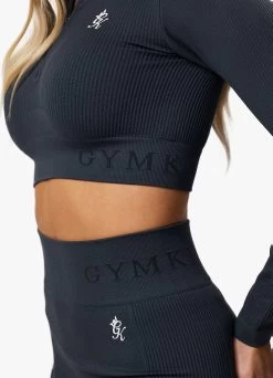 Gym King Formation Rib 1/4 Zip - Deep Slate Blue -Fit Wear Shop FORMATIONRIB14ZIP SHORT DEEPSLATEBLUEWQZ A2BSBWSR A2BSH 138