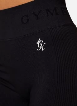 Gym King Formation Seamless Rib Legging - Black -Fit Wear Shop FORMATIONRIBBRA LEGGING BLACKWBT A2BS6WLG A2D02 149