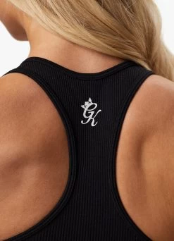Gym King Formation Racer Rib Bra - Black -Fit Wear Shop FORMATIONRIBBRA LEGGING BLACKWBT A2BS6WLG A2D02 150