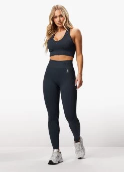 Gym King Formation Racer Rib Bra - Deep Slate Blue -Fit Wear Shop FORMATIONRIBBRA LEGGING DEEPSLATEBLUEWBT A2BS7WLG A2BSM 121