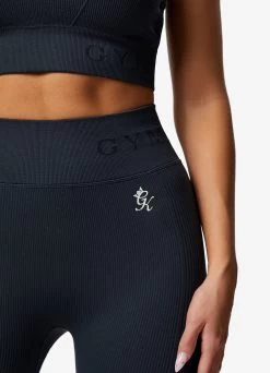 Gym King Formation Rib Legging - Deep Slate Blue -Fit Wear Shop FORMATIONRIBBRA LEGGING DEEPSLATEBLUEWBT A2BS7WLG A2BSM 130