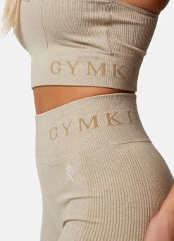 Gym King Formation Rib Legging - Oatmeal Marl -Fit Wear Shop FORMATIONRIBBRA LEGGING OATMEALMARLWBT A2BS9WLG A2BSO 161
