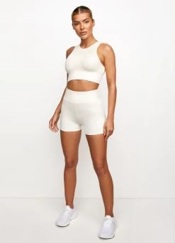 Gym King Formation Short - Cream -Fit Wear Shop FORMATIONSEAMLESSRIBBRA SHORT CREAMWBT B24BMWSR B249R 504 550150d6 f14b 4fdd 9c53 9ce45507ee4d