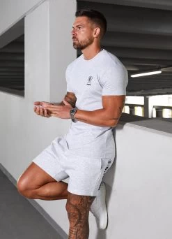 Gym King Aventus Tee - Snow Marl -Fit Wear Shop FULLRES 189 1