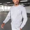 Gym King Fundamental Fleece Sweatshirt - Grey Marl -Fit Wear Shop FUNDAMENTAL GREYMARL 582
