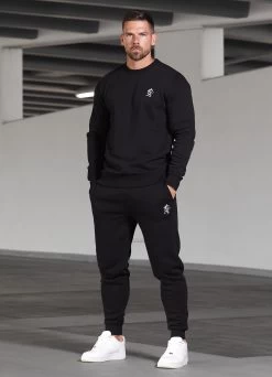 Gym King Fundamental Crew Tracksuit - Black -Fit Wear Shop FUNDAMENTALCREW BLACK 586