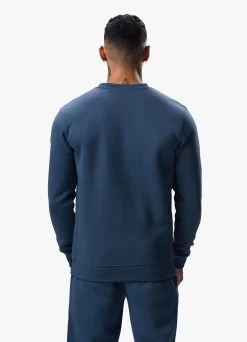 Gym King Fundamental Fleece Crew - Twilight Blue 11 Gym King Fundamental Fleece Crew - Twilight Blue -Fit Wear Shop FUNDAMENTALCREW TWILIGHTBLUESWT A2C40TSB A2C44 417