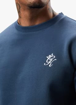 Gym King Fundamental Fleece Crew - Twilight Blue 12 Gym King Fundamental Fleece Crew - Twilight Blue -Fit Wear Shop FUNDAMENTALCREW TWILIGHTBLUESWT A2C40TSB A2C44 418
