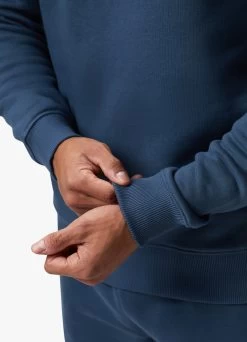 Gym King Fundamental Fleece Crew - Twilight Blue 14 Gym King Fundamental Fleece Crew - Twilight Blue -Fit Wear Shop FUNDAMENTALCREW TWILIGHTBLUESWT A2C40TSB A2C44 419