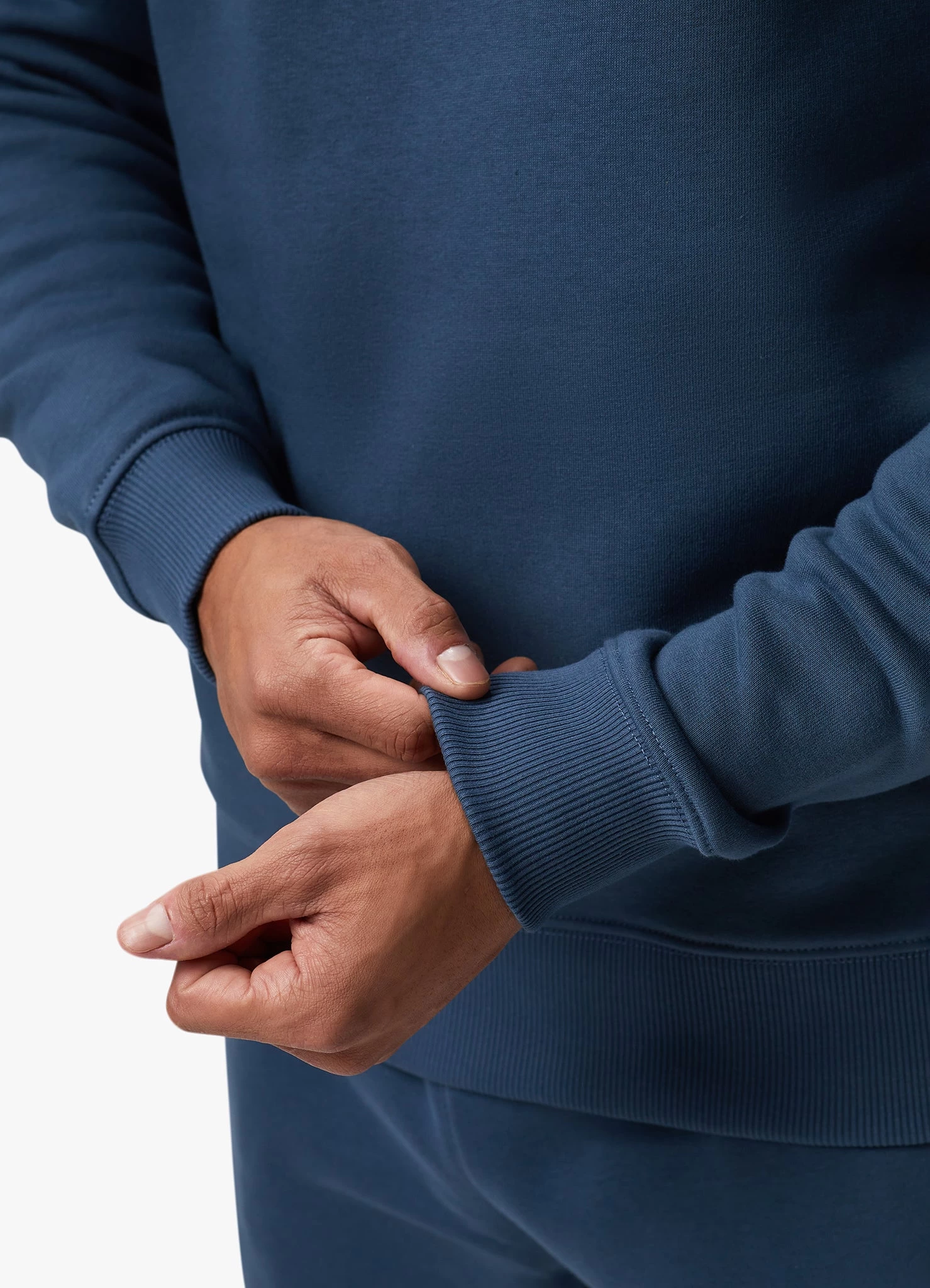 Gym King Fundamental Fleece Crew - Twilight Blue 8 Gym King Fundamental Fleece Crew - Twilight Blue - Image 6