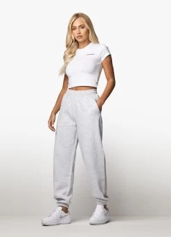 Gym King 365 Boyfriend Jogger - Snow Marl -Fit Wear Shop FUNDAMENTALFITTEDTEE JOGGER WHITESNOWMARLWST A2B7PWTB A2B7Z179