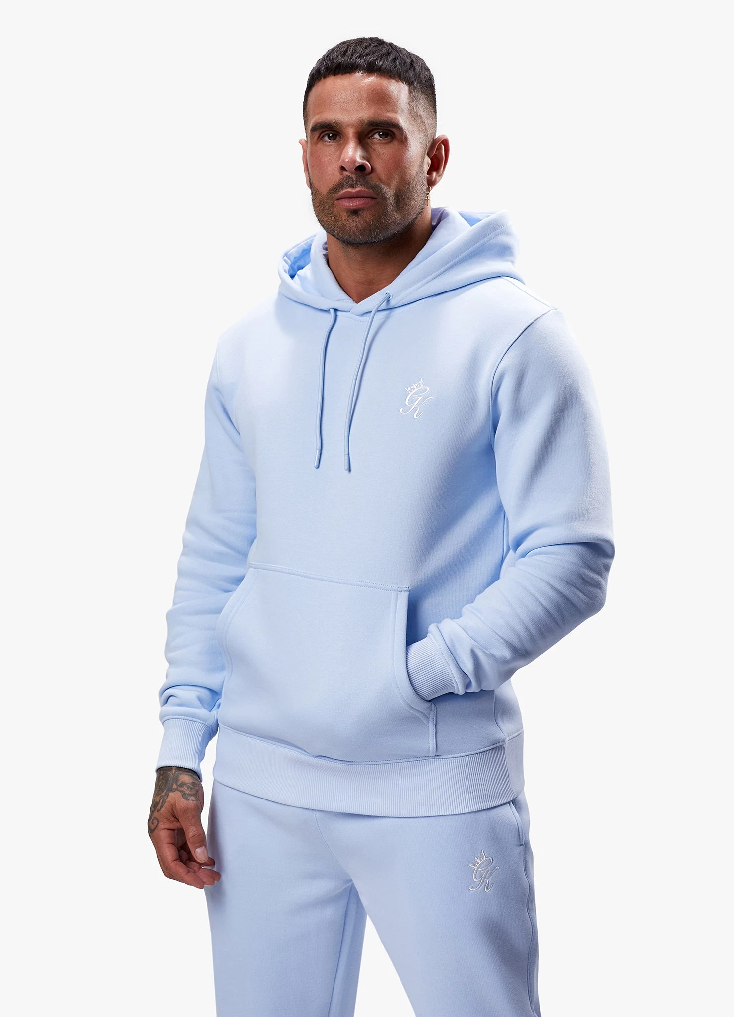 Gym King Fundamental Hood - Cloud Blue 3 Gym King Fundamental Hood - Cloud Blue