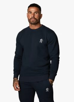 Gym King Fundamental Crew Tracksuit - Navy -Fit Wear Shop FUNDAMENTALFLEECECREW BOTTOM NAVYSWT B2BCKTSB B2BCI 340 12e23a06 2c45 4631 99fd f2da2aaa078d