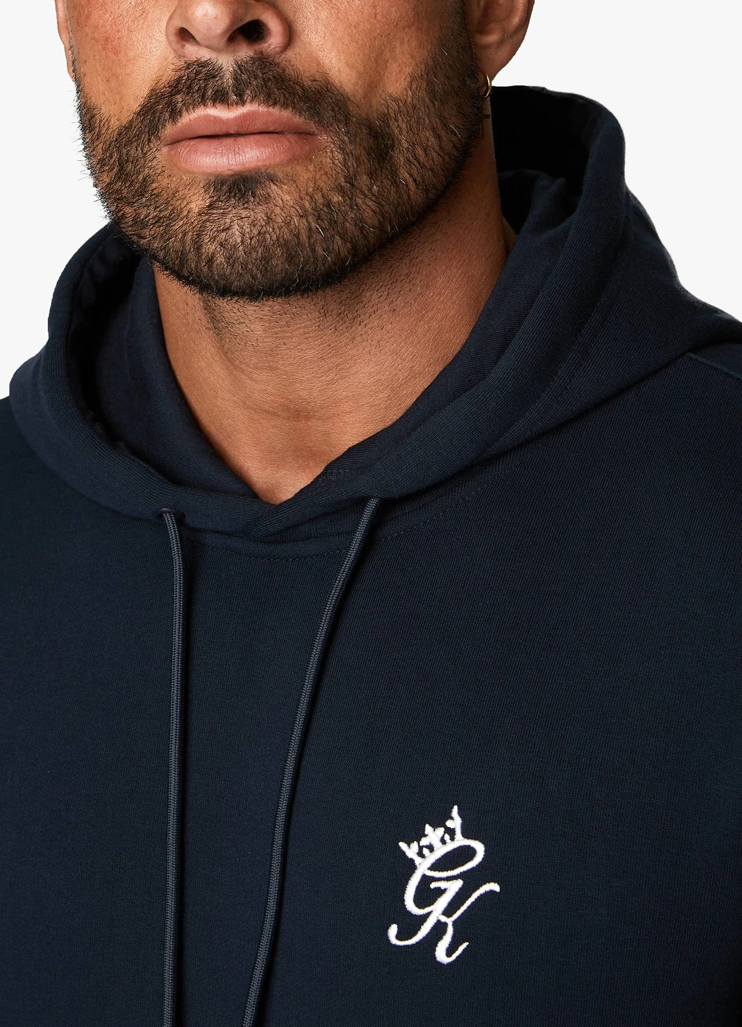 Gym King Fundamental Fleece Hood - Navy 12 Gym King Fundamental Fleece Hood - Navy - Image 10