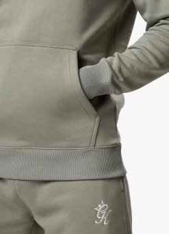 Gym King Fundamental Fleece Hood - Soft Khaki -Fit Wear Shop FUNDAMENTALFLEECEHOOD JOGGER SOFTKHAKIHDE A2C45TSB A2C42 378