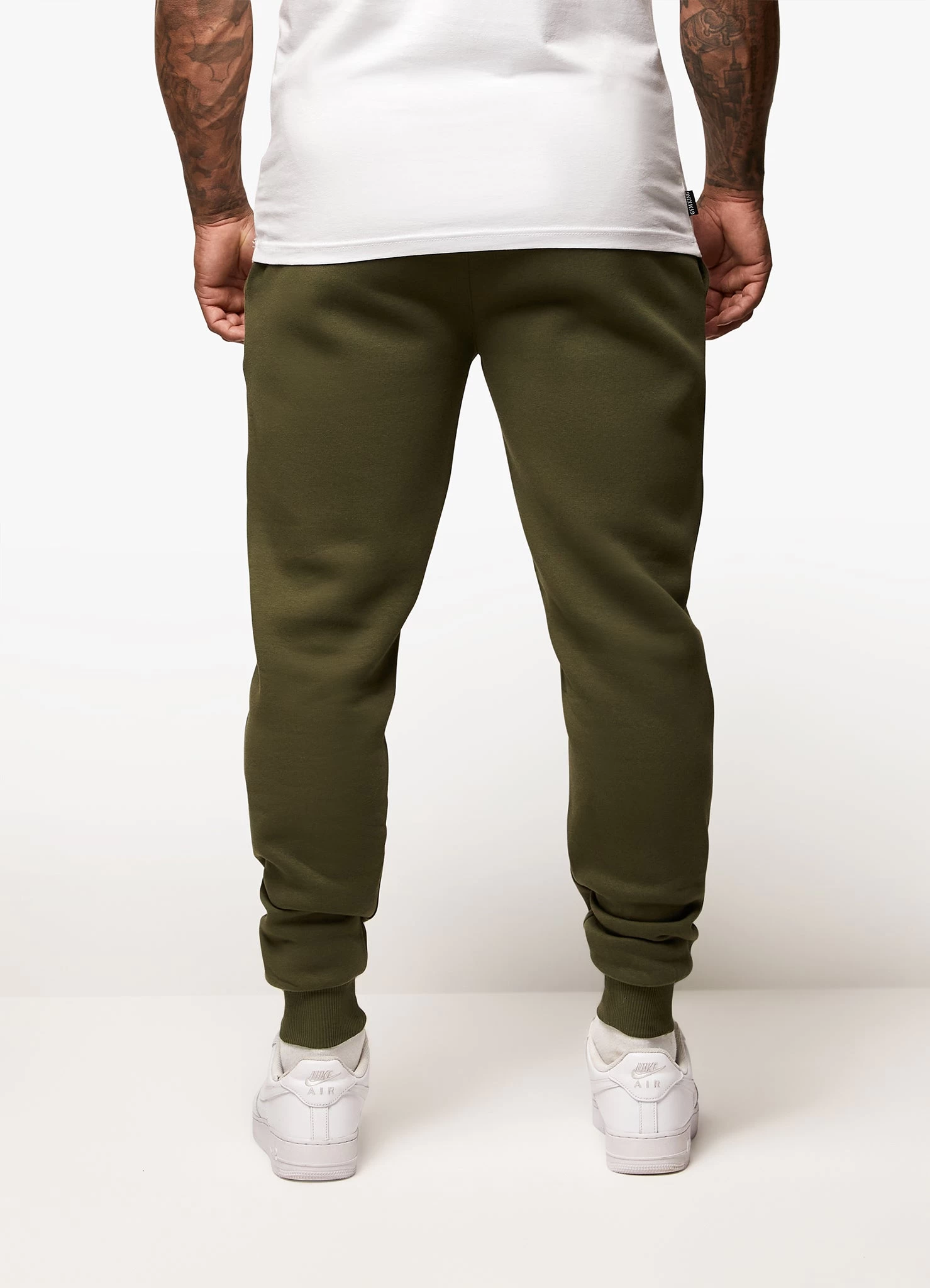 Gym King Fundamental Fleece Jogger - Olive 9 Gym King Fundamental Fleece Jogger - Olive - Image 7