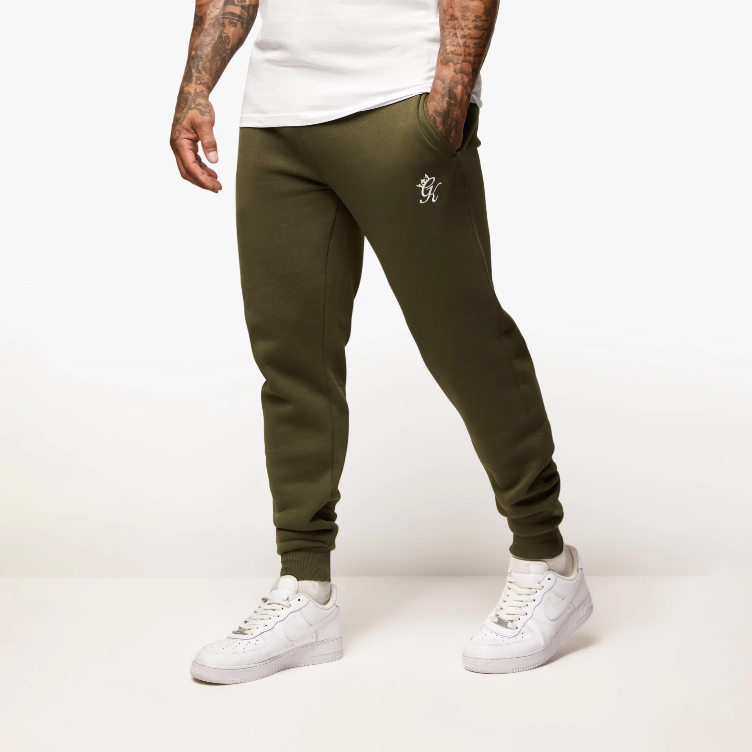 Gym King Fundamental Fleece Jogger - Olive 4 Gym King Fundamental Fleece Jogger - Olive - Image 2