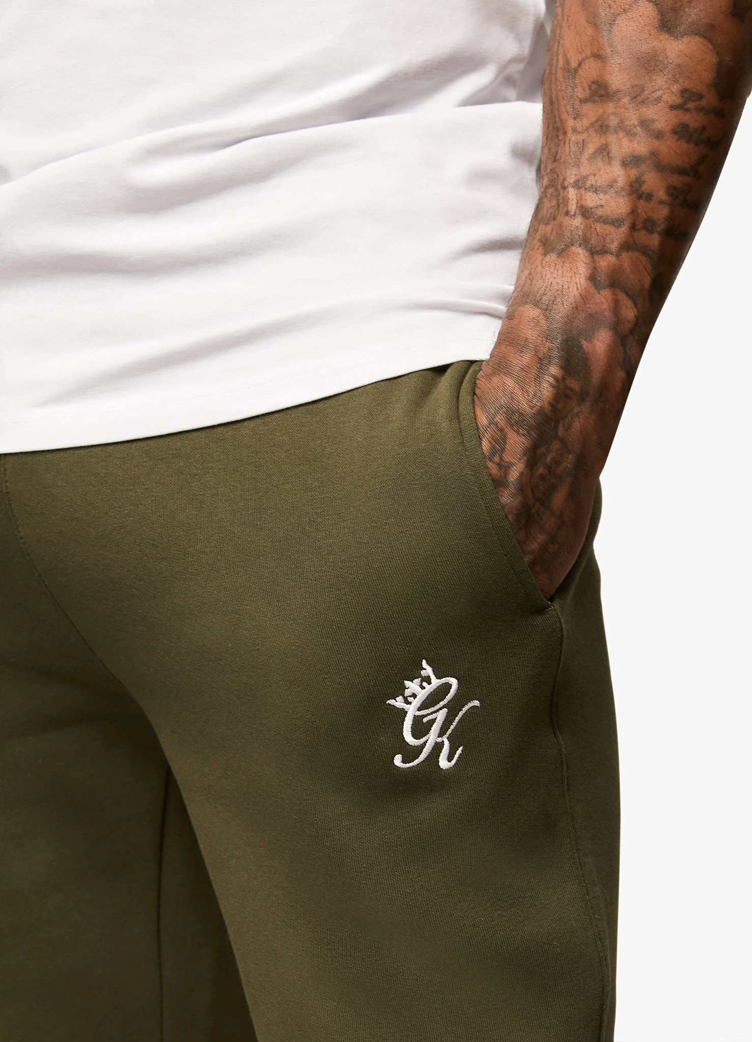 Gym King Fundamental Fleece Jogger - Olive 8 Gym King Fundamental Fleece Jogger - Olive - Image 6