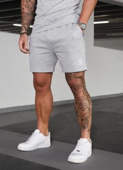 Gym King Fundamental Fleece Short - Grey Marl